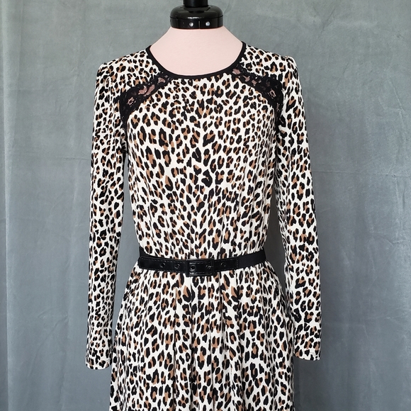 Leopard Print Super Cute Juicy Couture Mini Dress - Picture 2 of 16